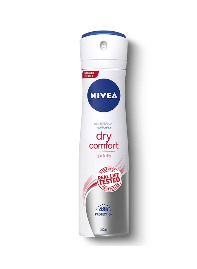 Nivea - Dry Comfort Deodorant Spray 150ml - Image 1