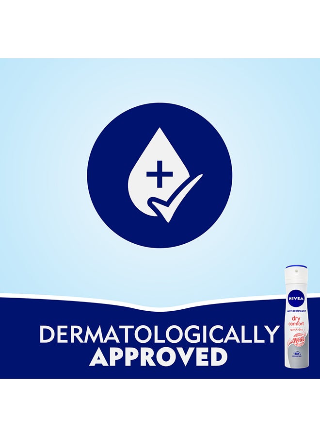 Nivea - Dry Comfort Deodorant Spray 150ml - Image 1