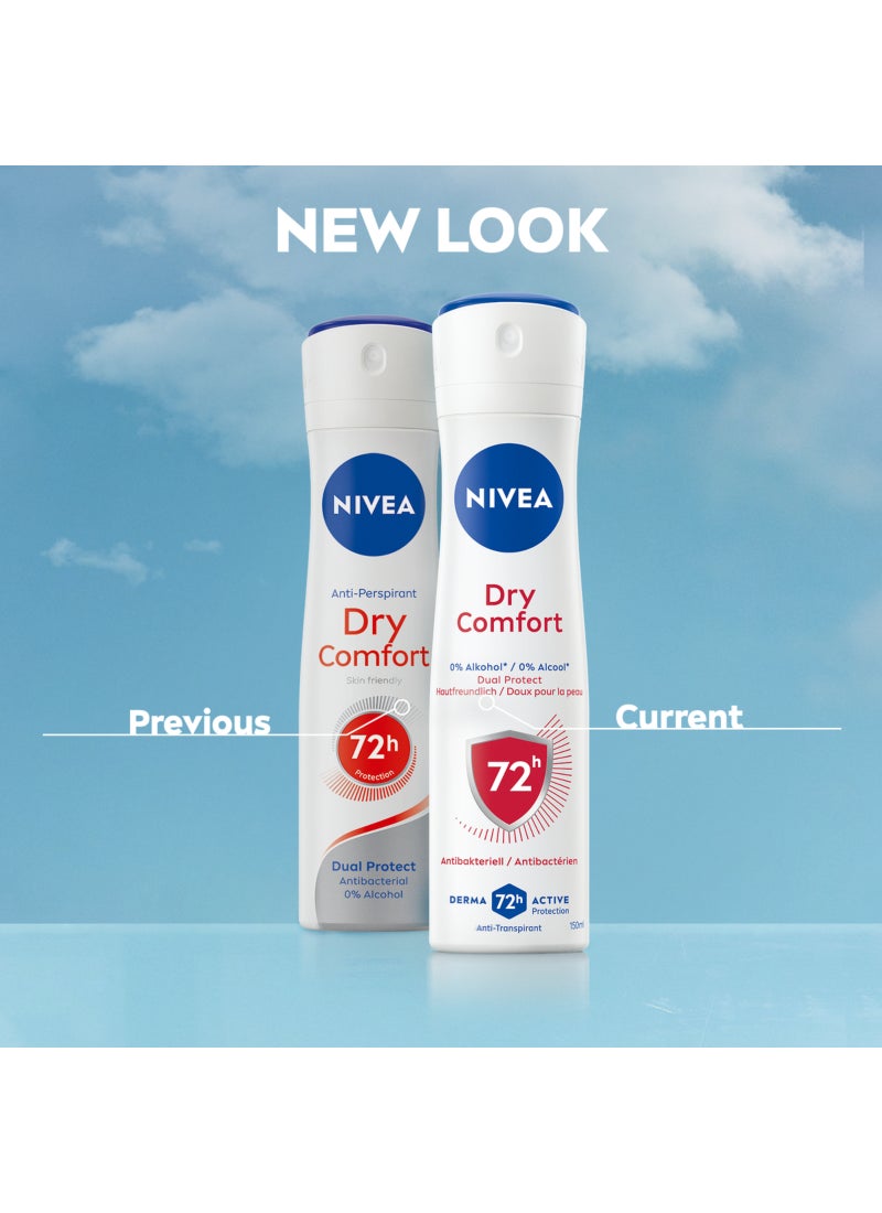 Nivea Dry Comfort Deodorant Spray 150ml - Image 5