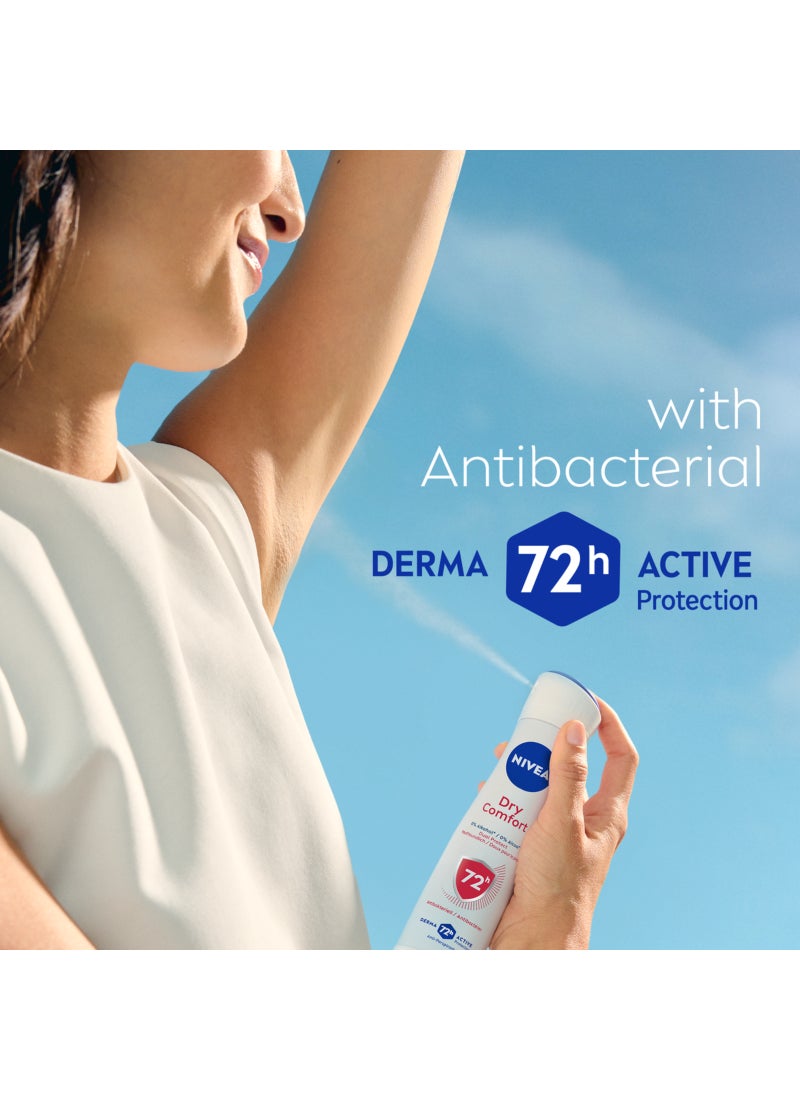 Nivea Dry Comfort Deodorant Spray 150ml - Image 3
