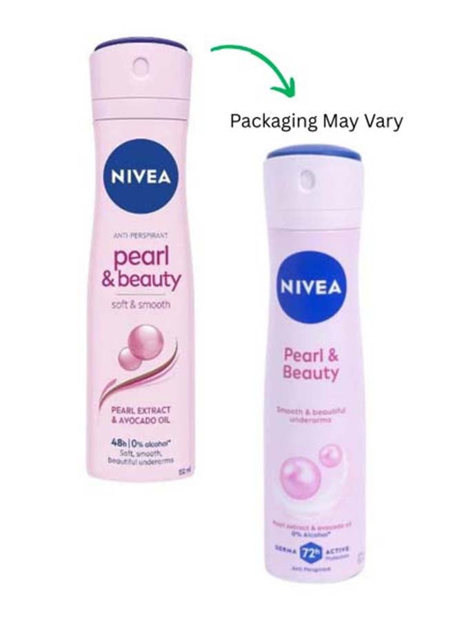 Nivea Pearl And Beauty Antiperspirant for Women Spray 150ml - Image 1