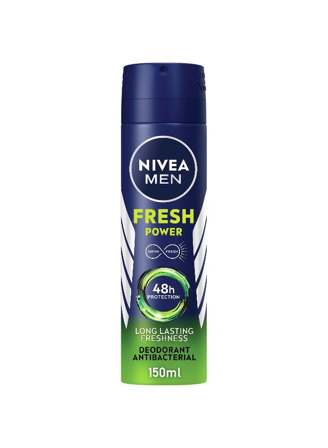 Nivea - Fresh Power Deodorant Spray For Men 150ml - Image 1