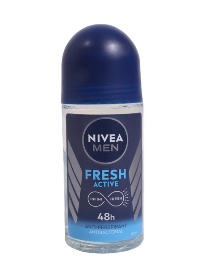 نيفيا مزيل عرق فريش أكتيف برأس دوار 50ملليلتر - Image 1