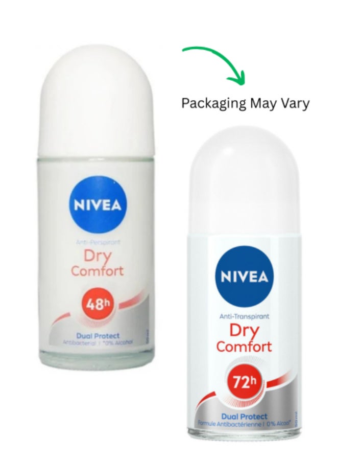 نيفيا مزيل العرق دراي كومفورت رول أون 50 مل 50ملليلتر - Image 1