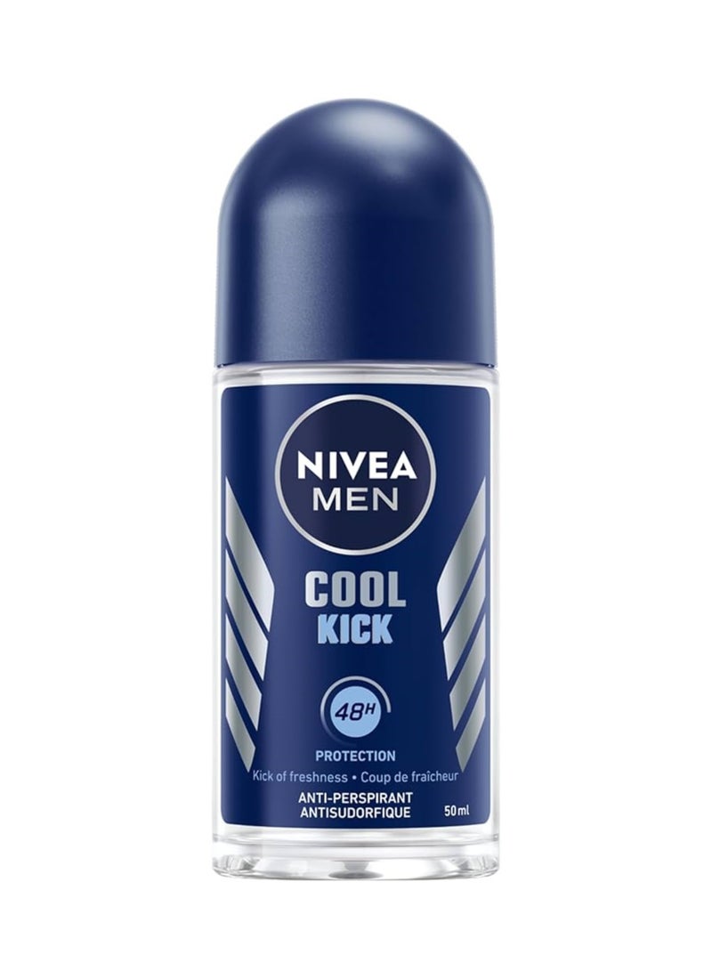 Nivea Cool Kick Deodorant Fresh Scent Roll On 50ml - Image 1