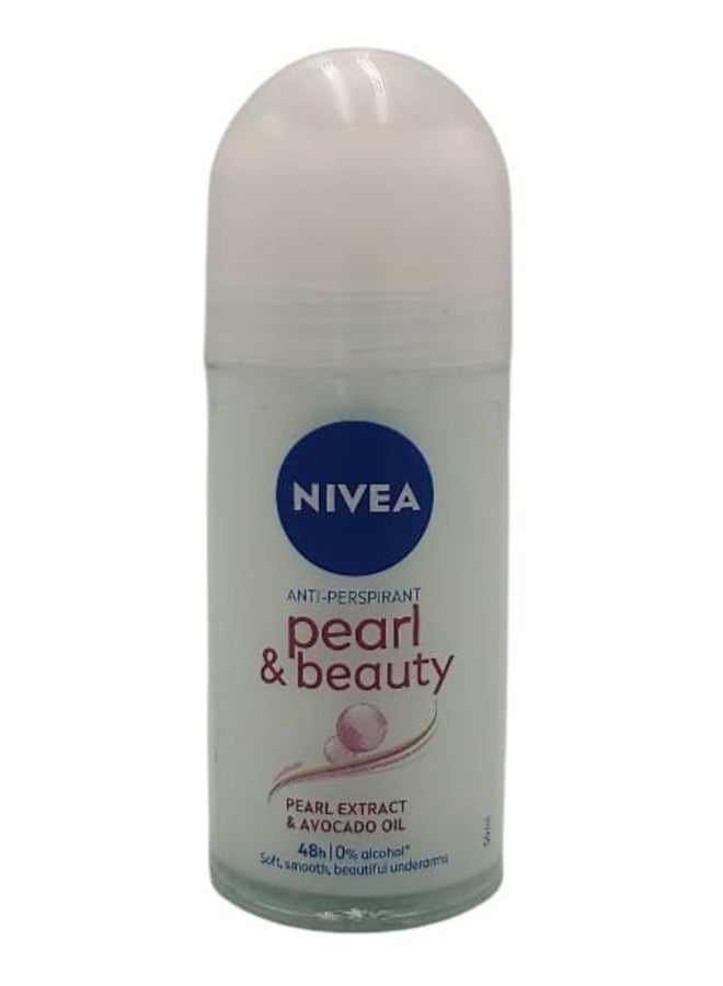 Nivea Pearl And Beauty Roll On Deodorant 50ml  - Image 1