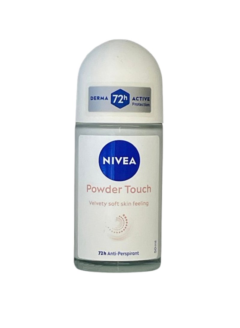 Nivea Powder Touch Antiperspirant Roll-On 50ml - Image 1