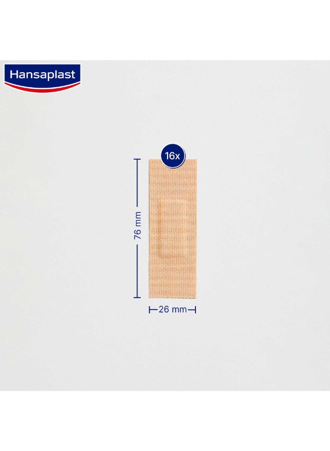 Extra Robust Wound Plasters Waterproof Dressing Extra Resistant Plaster Super Strong Adhesion Flexible And Durable Plaster Blocks 99% Of Bacteria 16 Strips