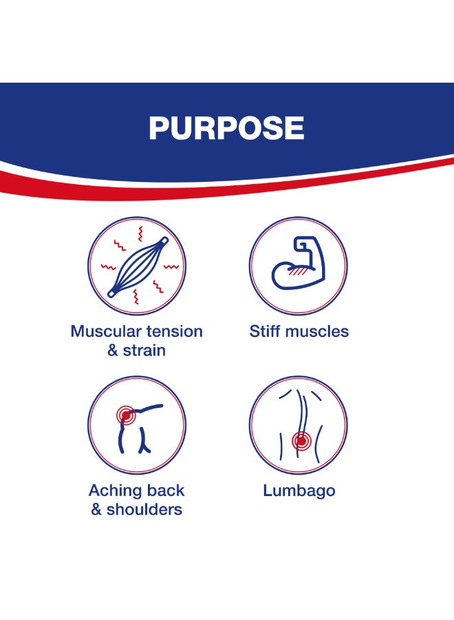 Hansaplast - Lion Capsicum Plaster Pain Relief Plaster Activates Body Heat Against Pain Promotes Relaxation And Restores Mobility 1 Strip One Size - Image 1