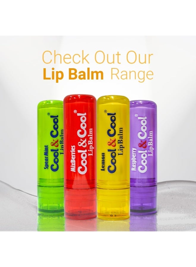 Cool & Cool - Raspberry Lip Balm with Shea Butter 4.6grams - Image 1