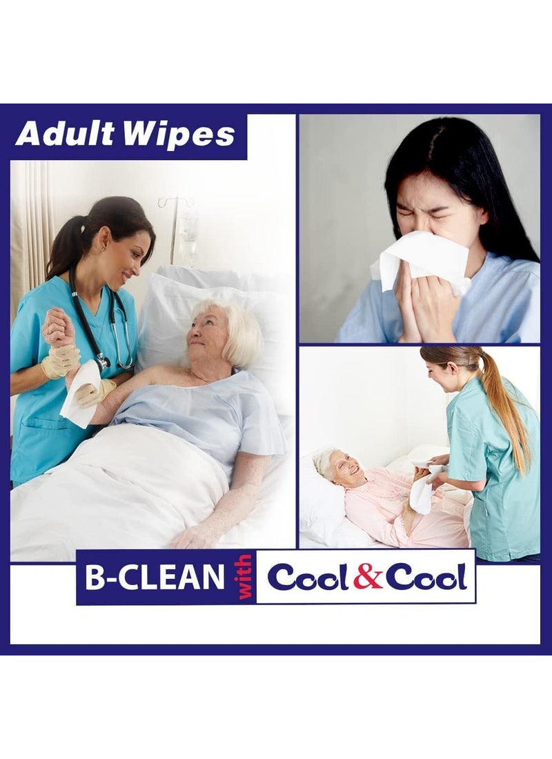 Cool & Cool Anti Bacterial Adult Wipes 40 Wipes  - Image 2