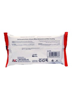 Cool & Cool Sanitizing Wipes 40 Wipes  - Image 1