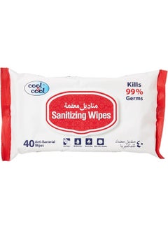 Cool & Cool Sanitizing Wipes 40 Wipes  - Image 4