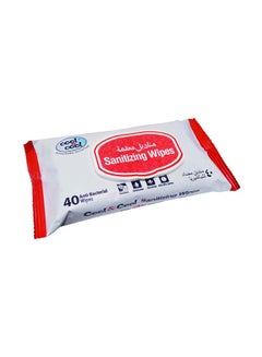 Cool & Cool Sanitizing Wipes 40 Wipes  - Image 2