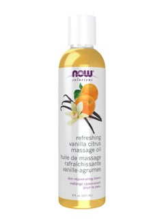 Now Foods Vanilla Citrus Body Massage Oil 237ml  - Image 1