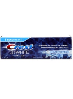 Crest 3D White, Whitening Toothpaste Arctic Fresh White 75ml  - Image 1