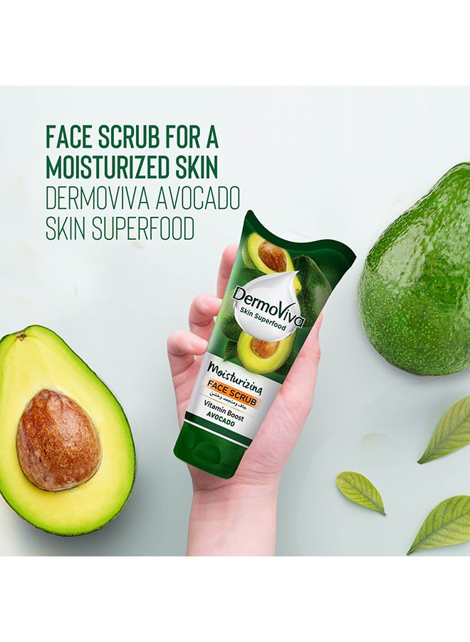 DermoViva Almond Gentle Exfoliating Moisturizer Face Scrub Orange 150ml  - Image 2