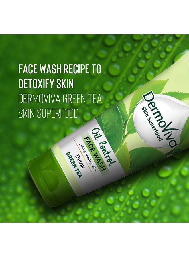DermoViva Oil Control Face Wash Purifying Green Tea 150ml  - Image 2
