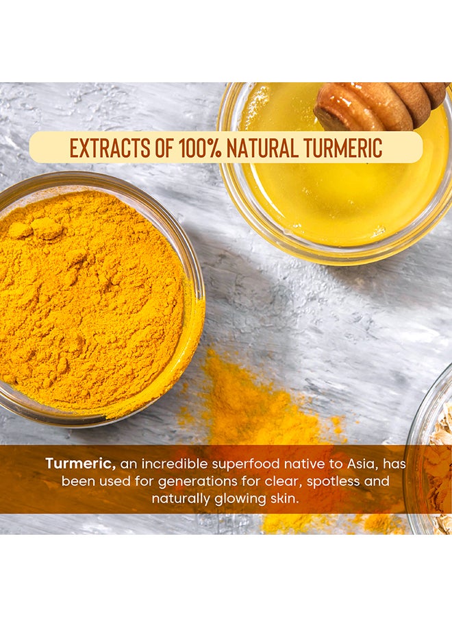 DermoViva True Radiance Antioxidant Turmeric Face Mask Pink 150ml  - Image 4