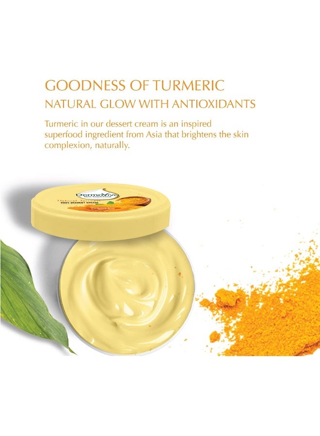 DermoViva Natural Fairness Body Dessert Cream Enriched With Turmeric 140ml  - Image 3