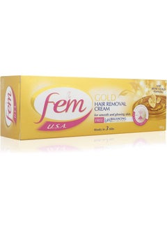 fem Hair Removal Cream With Real Gold Particles 110grams  - Image 3