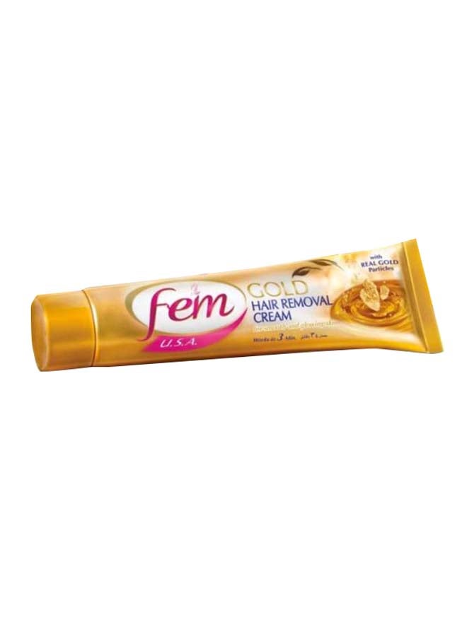 fem - Hair Removal Cream With Real Gold Particles 110grams - Image 1