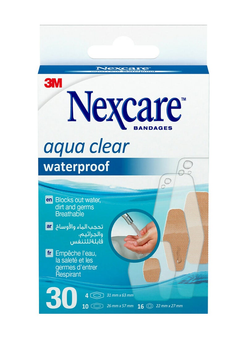Nexcare 30-Pack Waterproof Bandages  - Image 1