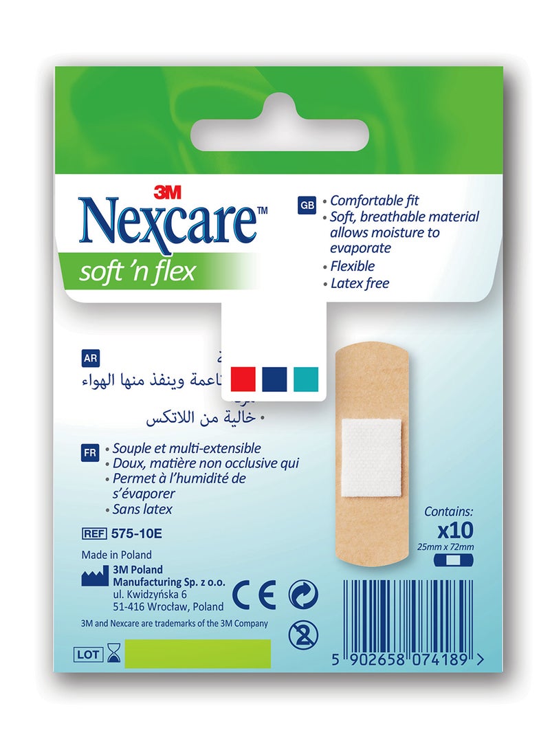 Nexcare Soft N Flex Bandages 10 Piece  - Image 2