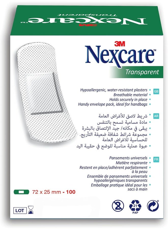 Nexcare 100-Pack Transparent Bandages  - Image 3