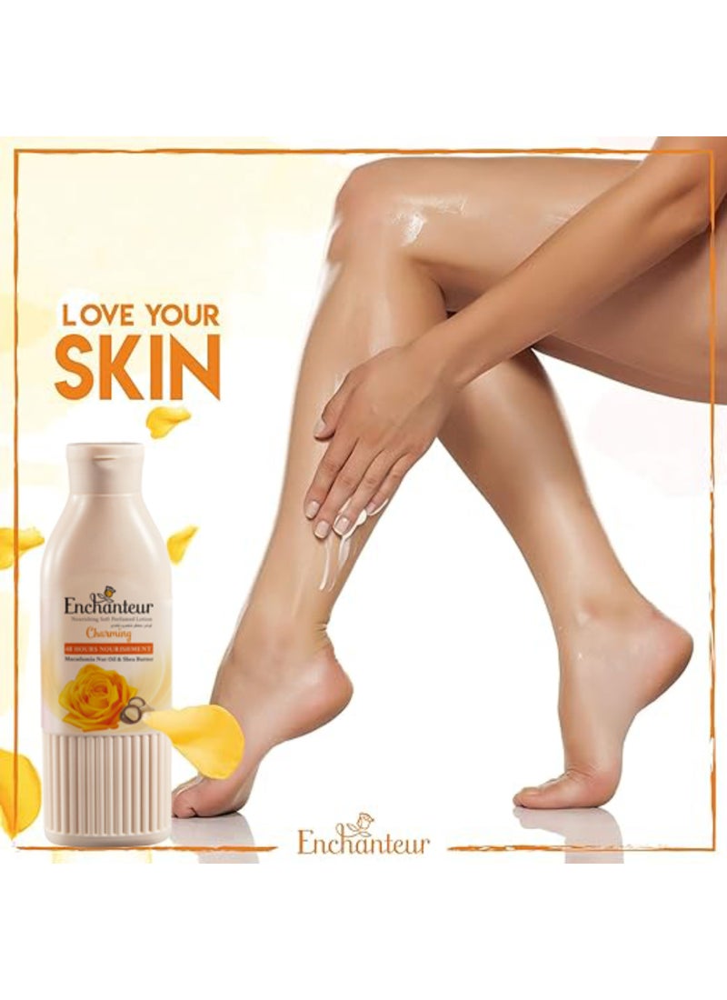 انشانتر لوشن شارمينج نوريشينج سوفت بزيت بندق المكاديميا وزبدة الشيا 250ملليلتر - Image 5