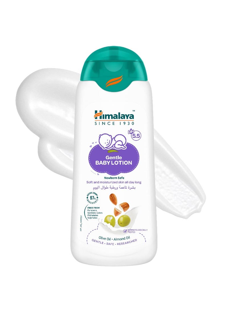 هيمالايا لوشن للأطفال بزيت الزيتون واللوز، لطيف - Image 1