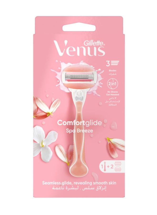 Venus - Comfort Glide Spa Breeze Razor 2 Count - Image 1