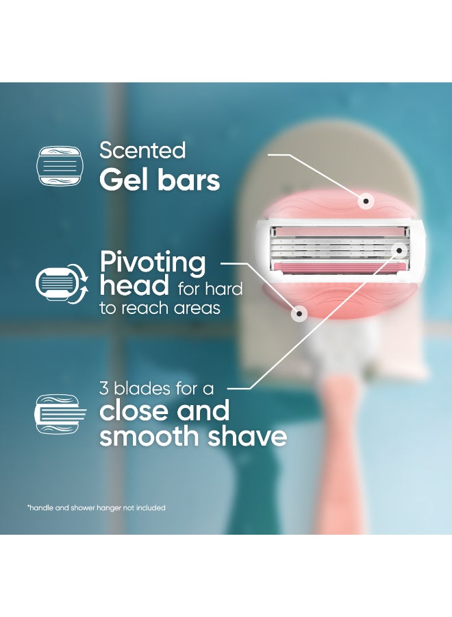 Venus Gillette Spa Breeze Women's Razor Blade Refills 4 Count  - Image 5
