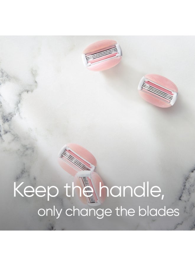 Venus Gillette Spa Breeze Women's Razor Blade Refills 4 Count  - Image 4