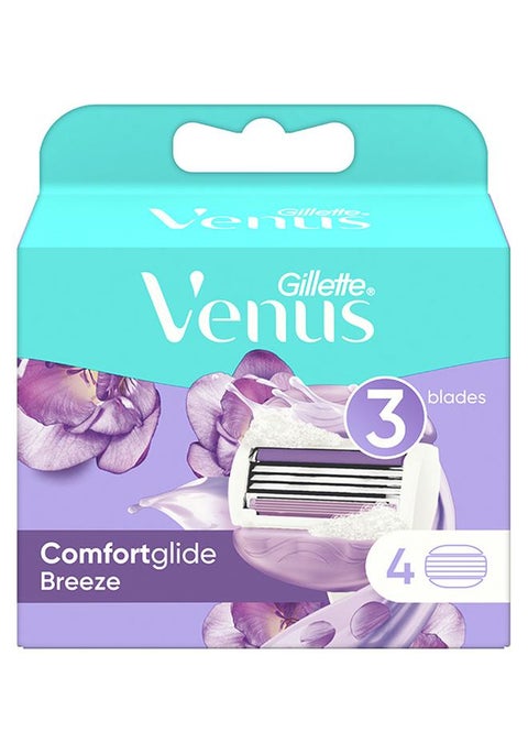شفرات جيليت فينوس كومفورت جلايد بريز ×4