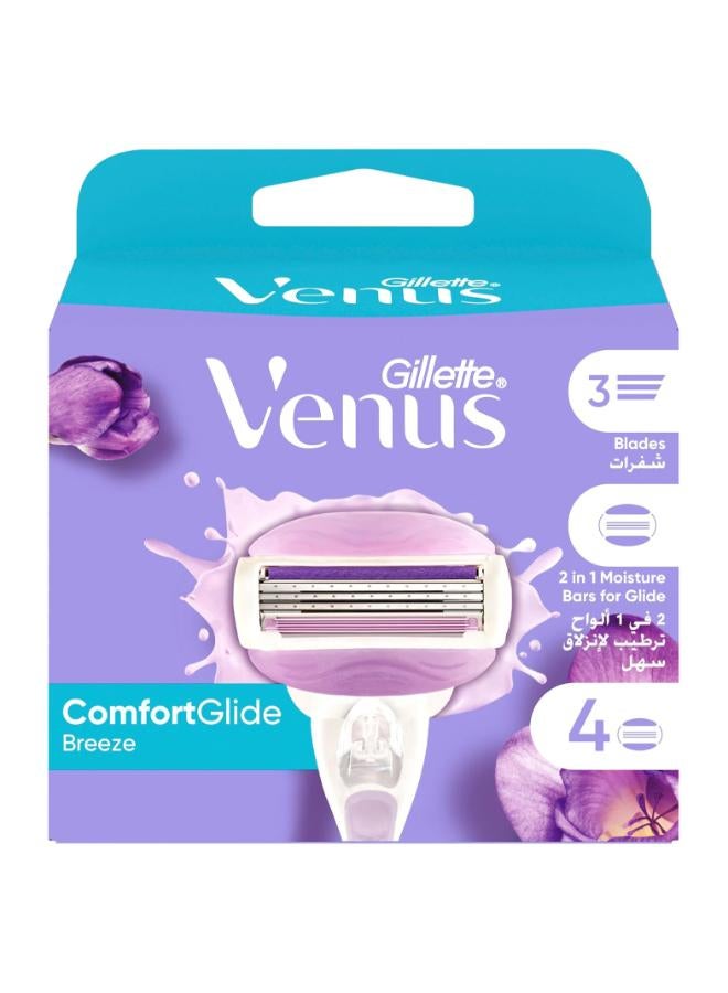 Gillete Venus Comfortglide Breeze Blades x4