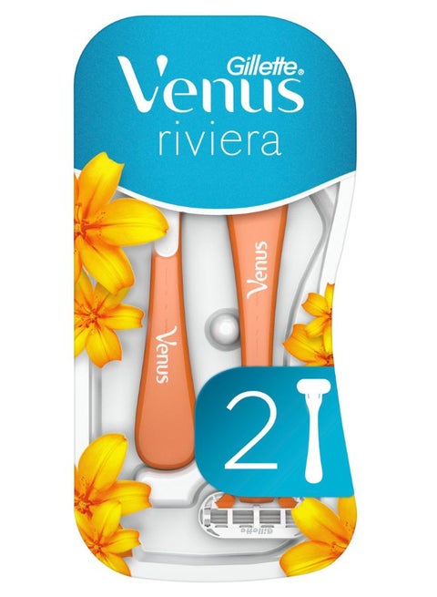 Riviera Women'S Disposable Razor, 2 Count