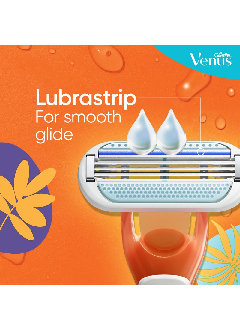 Venus Riviera Women'S Disposable Razor, 2 Count - Image 4