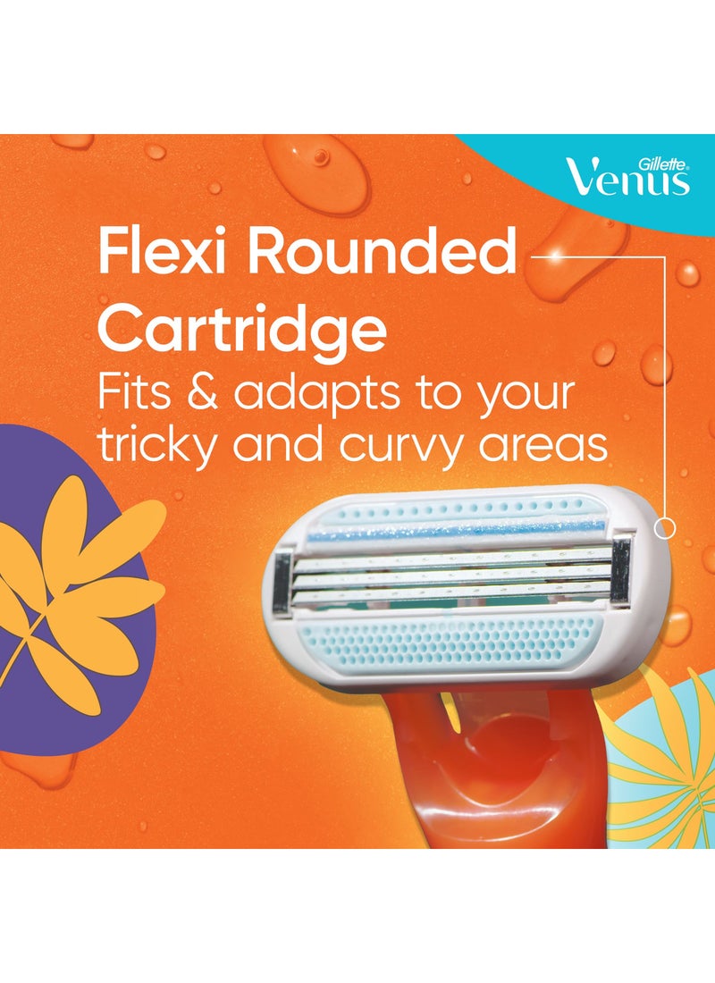 فينوس ماكينة حلاقة ريفيرا للنساء، من قطعتين - Image 5