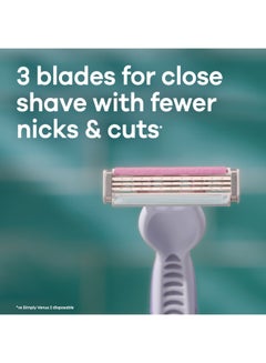 Gillette Gillette Venus3 Disposable Razors Pack of 3 Multicolour  - Image 2