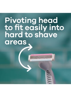 Gillette Gillette Venus3 Disposable Razors Pack of 3 Multicolour  - Image 4