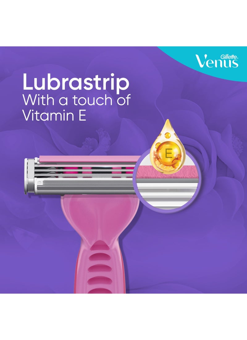 Gillette Venus3 Disposable Razors Pack of 3 Multicolour - Image 4