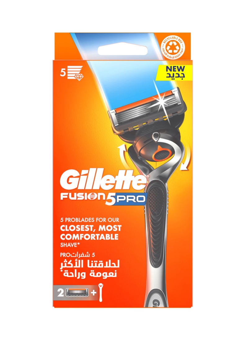 Gillette Pro Gillette5 Handle With 2 Blades - Image 1