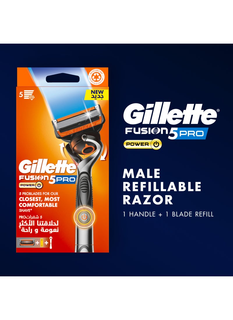 Fusion Proglide Power Flexball Razor With 1 Blade