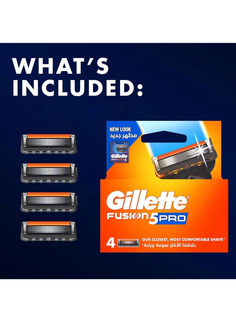 Gillette Fusion 5 Proglide, 4 Blades Refill - Image 2