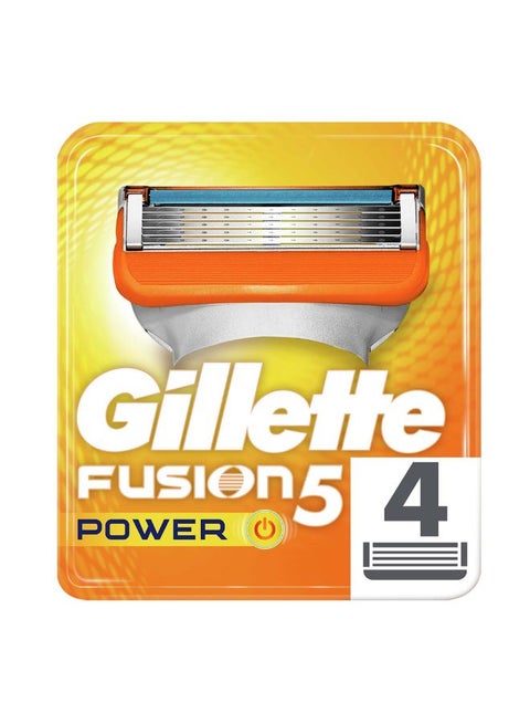 Fusion5 Power Mens Razor Blade Refills 4 Count