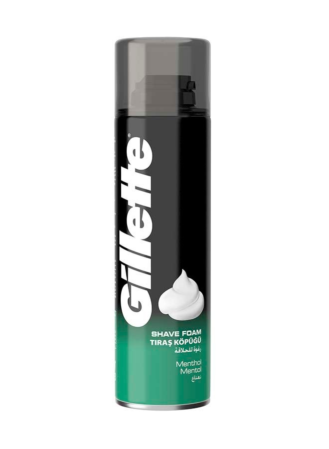 Gillette Menthol Shaving Foam 200ml - Image 1