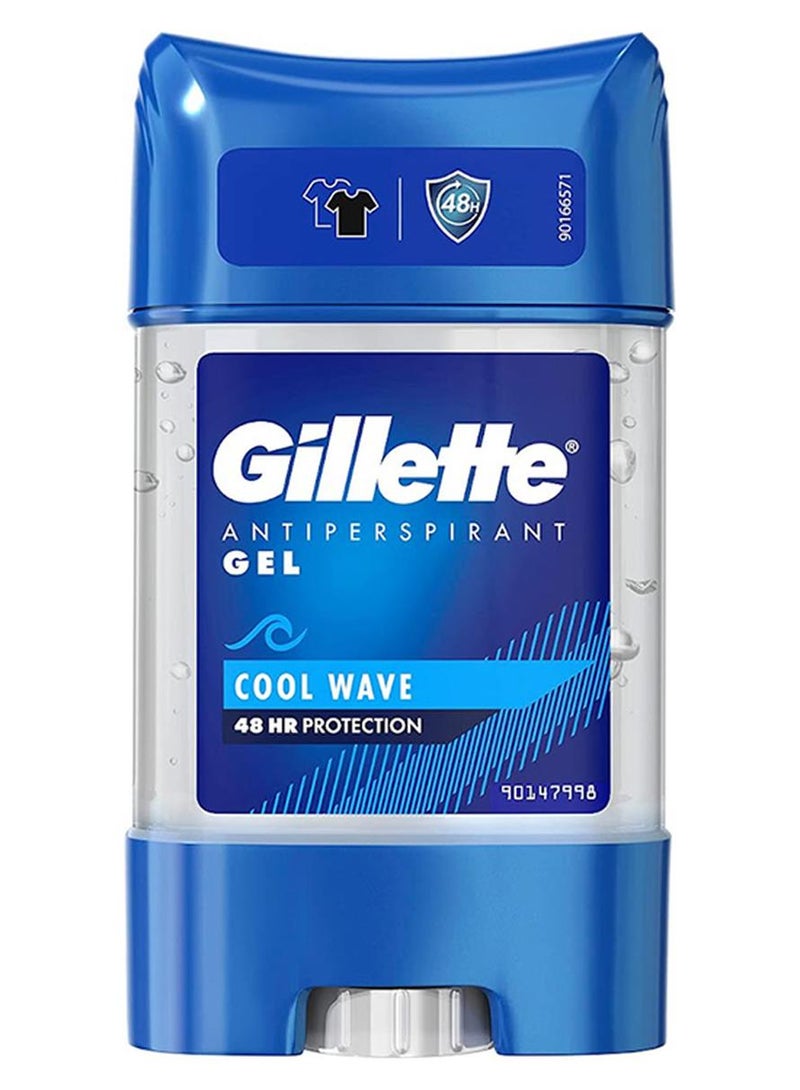 Gillette Cool Wave Clear Antiperspirant Gel 70ml - Image 1