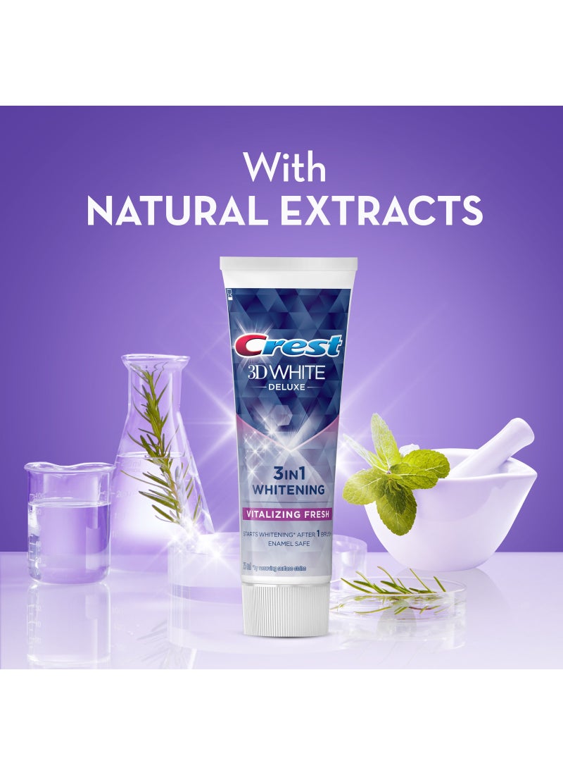 كرست معجون أسنان كريست 3D ديلوكس منعش، آمن على المينا، 75 مل 75ملليلتر - Image 5