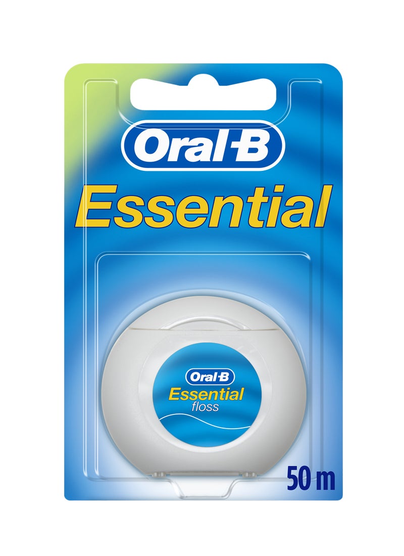 Oral-B - Essential Waxed Mint Dental Floss 50meter - Image 1